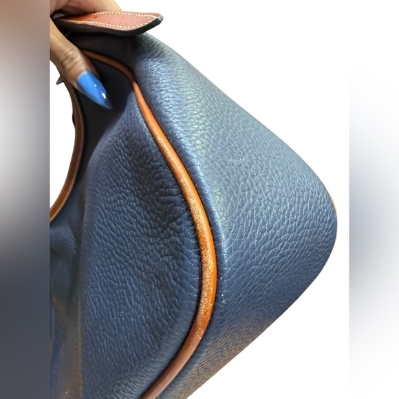 Dooney & Bourke Pebble Grain Piper Crossbody Midnight Blue - Picture 9 of 13